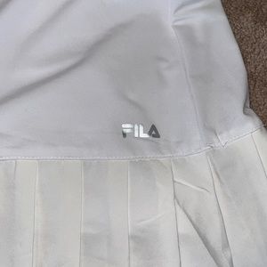 Fila white tennis skirt size small